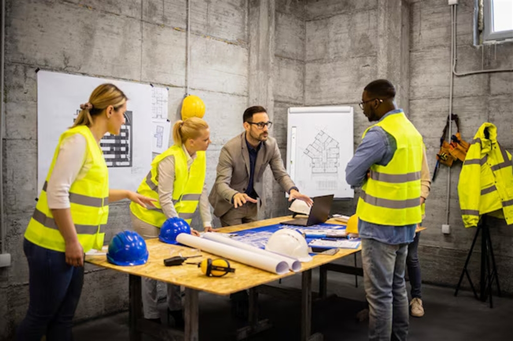 Developers collaborating